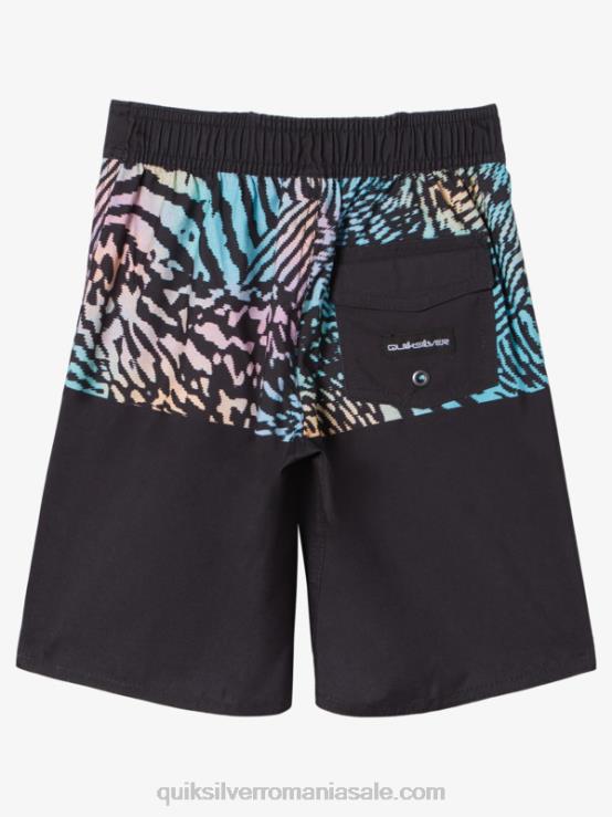 negru 2-7 de zi cu zi divizia 14 boardshorts XT6B1893 băieți Quiksilver