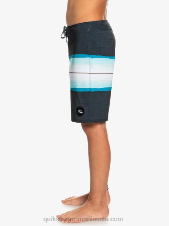 negru 8-16 nuanță de rășină surfsilk 17 boardshorts XT6B2301 băieți Quiksilver