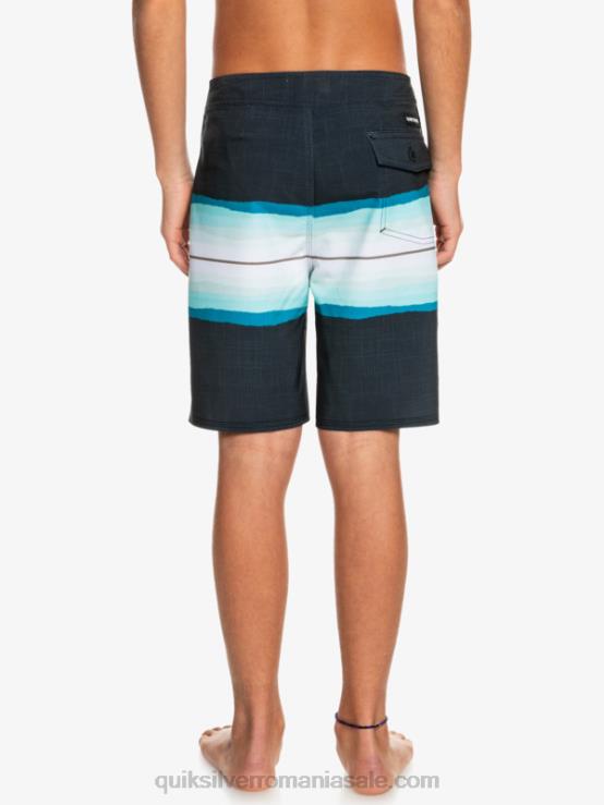 negru 8-16 nuanță de rășină surfsilk 17 boardshorts XT6B2301 băieți Quiksilver