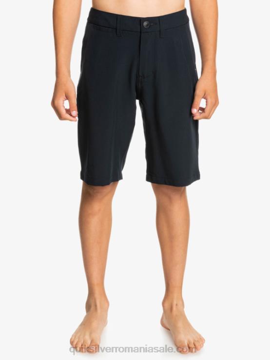 negru 8-16 ocean union 19 boardshorts amfibieni XT6B1933 băieți Quiksilver