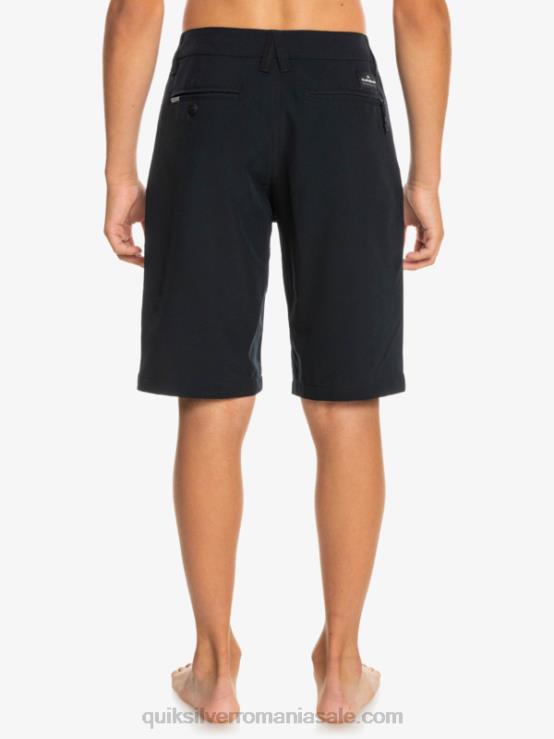 negru 8-16 ocean union 19 boardshorts amfibieni XT6B1933 băieți Quiksilver
