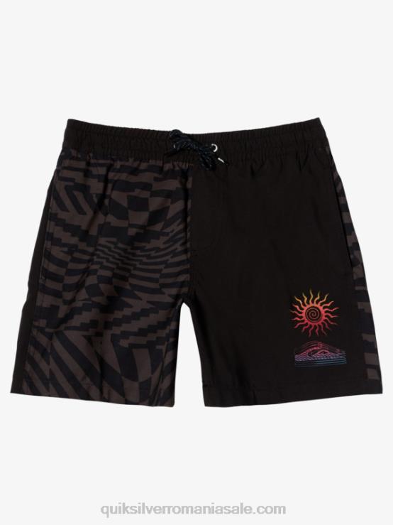 negru 8-16 radical 14 salve XT6B1989 băieți Quiksilver