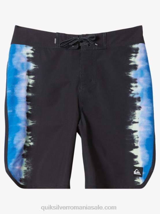 negru 8-16 surfsilk scallop 17 boardshorts XT6B2018 băieți Quiksilver