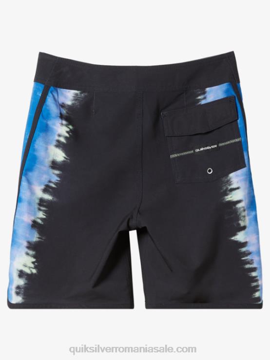 negru 8-16 surfsilk scallop 17 boardshorts XT6B2018 băieți Quiksilver