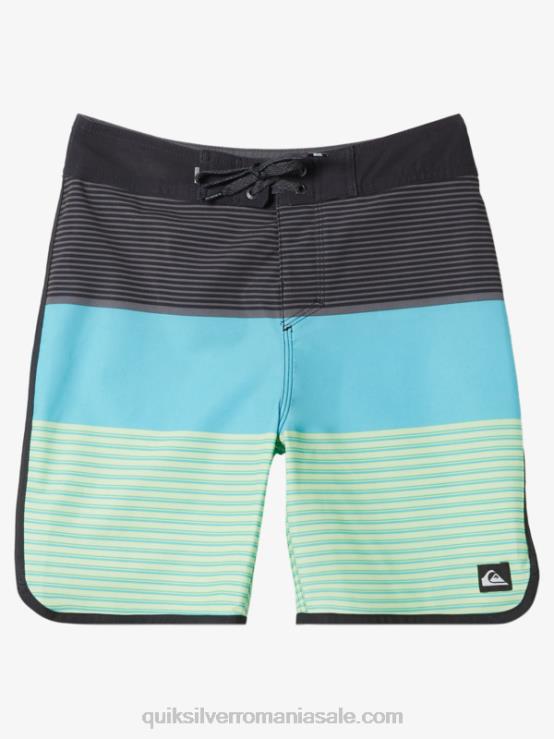 negru 8-16 surfsilk tijuana 17 boardshorts XT6B1982 băieți Quiksilver