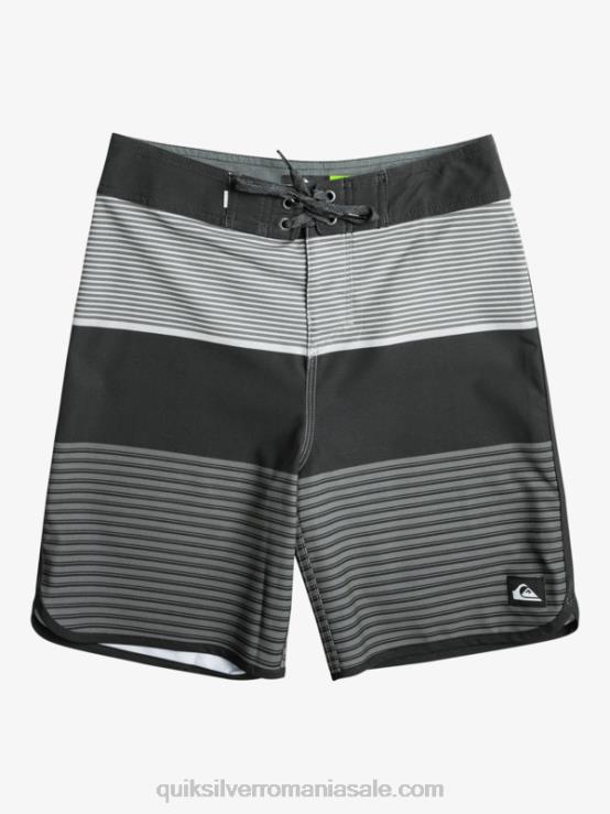 negru 8-16 surfsilk tijuana 17 boardshorts XT6B1987 băieți Quiksilver
