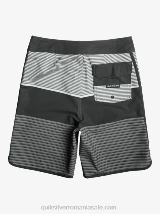 negru 8-16 surfsilk tijuana 17 boardshorts XT6B1987 băieți Quiksilver