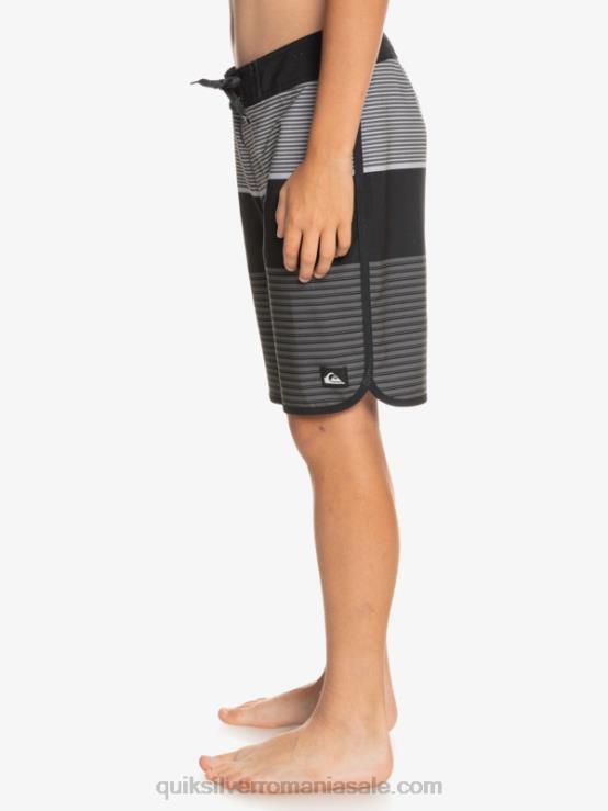 negru 8-16 surfsilk tijuana 17 boardshorts XT6B1987 băieți Quiksilver