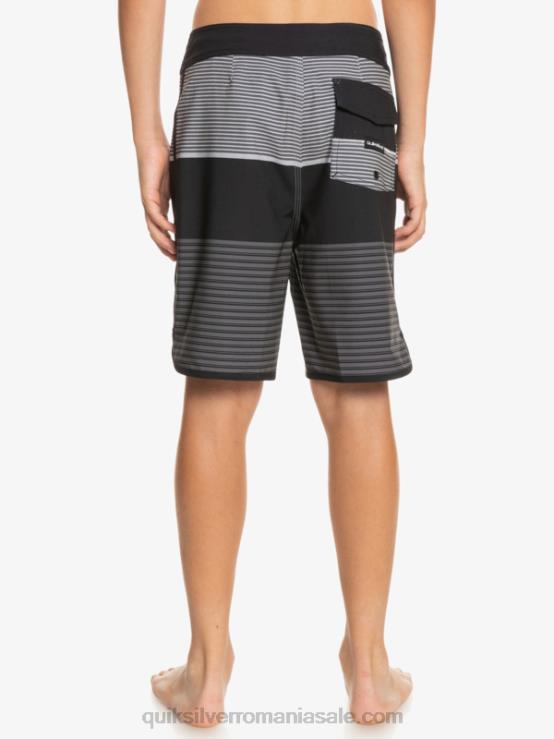 negru 8-16 surfsilk tijuana 17 boardshorts XT6B1987 băieți Quiksilver