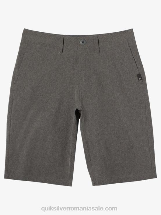 negru 8-16 union heather amphibian 20 boardshorts XT6B2057 băieți Quiksilver
