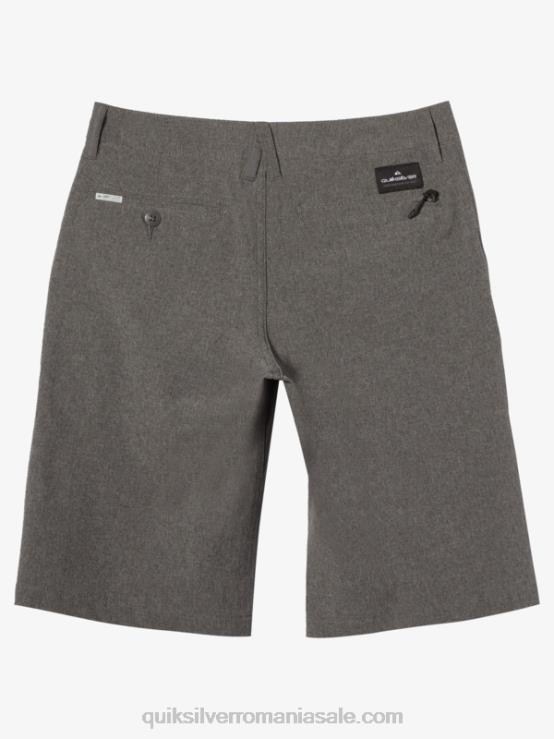 negru 8-16 union heather amphibian 20 boardshorts XT6B2057 băieți Quiksilver