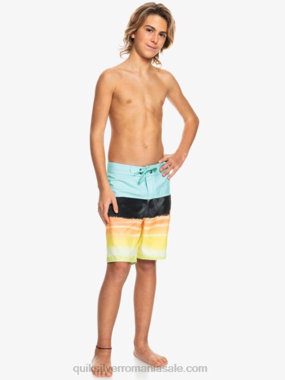 înger albastru 8-16 panouri de zi cu zi și 17 boardshort XT6B2277 băieți Quiksilver