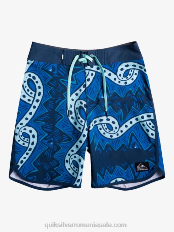 însemne albastre 8-16 surfsilk throwback 17 boardshorts XT6B2328 băieți Quiksilver