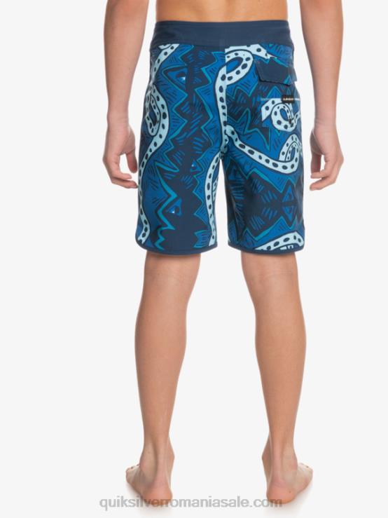 însemne albastre 8-16 surfsilk throwback 17 boardshorts XT6B2328 băieți Quiksilver