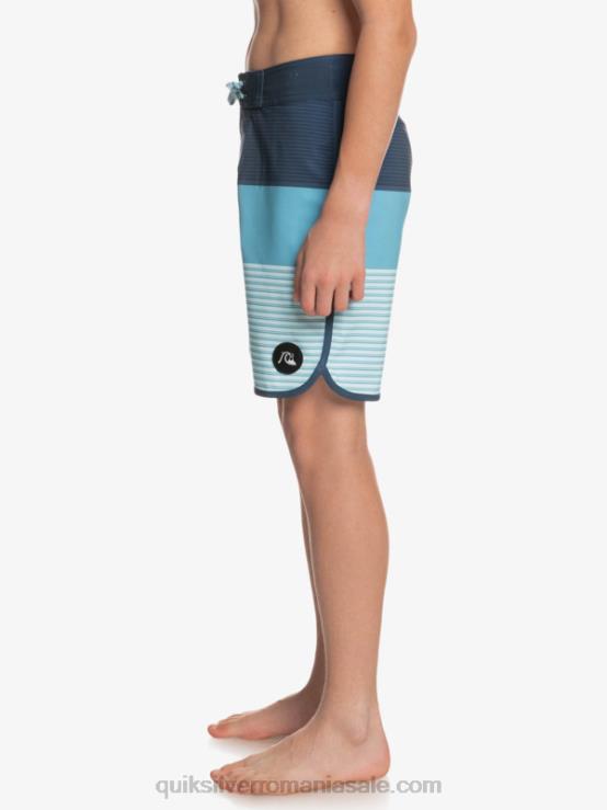 însemne albastre 8-16 surfsilk tijuana yth 17 boardshort XT6B2269 băieți Quiksilver