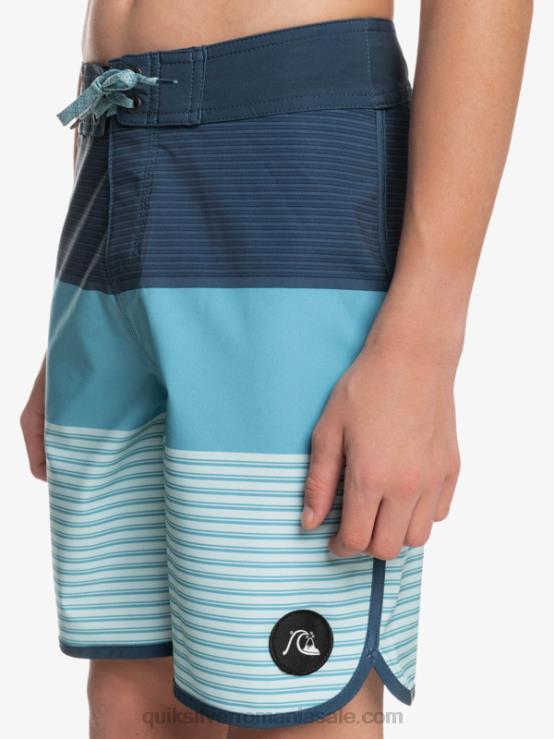 însemne albastre 8-16 surfsilk tijuana yth 17 boardshort XT6B2269 băieți Quiksilver