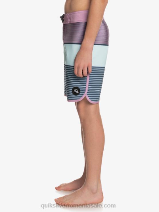 orhidee prăfuită 8-16 surfsilk tijuana yth 17 boardshort XT6B2270 băieți Quiksilver