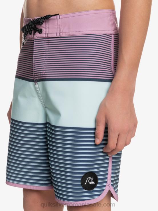 orhidee prăfuită 8-16 surfsilk tijuana yth 17 boardshort XT6B2270 băieți Quiksilver