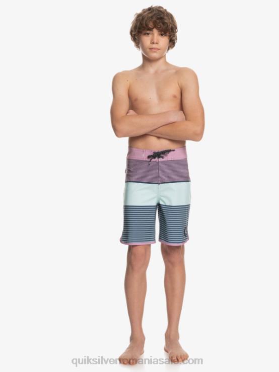 orhidee prăfuită 8-16 surfsilk tijuana yth 17 boardshort XT6B2270 băieți Quiksilver
