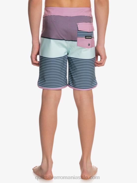 orhidee prăfuită 8-16 surfsilk tijuana yth 17 boardshort XT6B2270 băieți Quiksilver