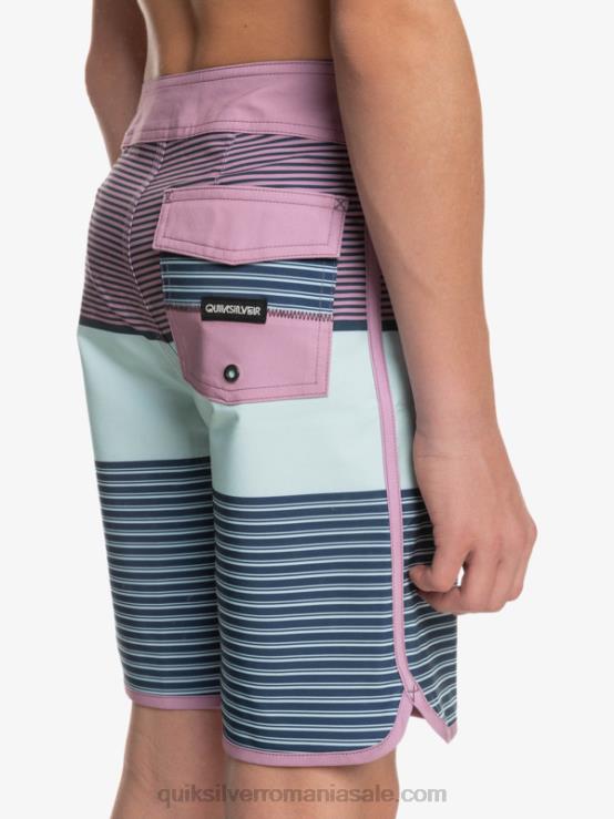 orhidee prăfuită 8-16 surfsilk tijuana yth 17 boardshort XT6B2270 băieți Quiksilver