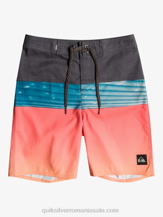 pop portocaliu 8-16 panouri de zi cu zi și 17 boardshort XT6B2275 băieți Quiksilver