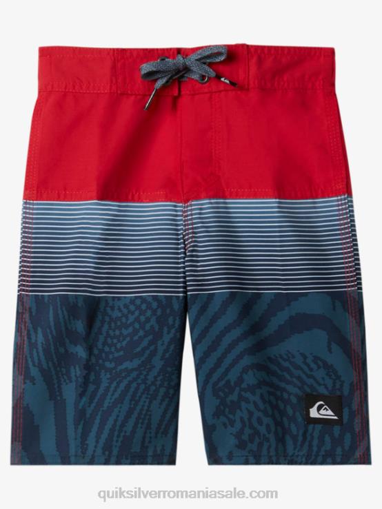 rosu cu risc ridicat 2-7 panouri de zi cu zi 14 boardshorts XT6B1896 băieți Quiksilver