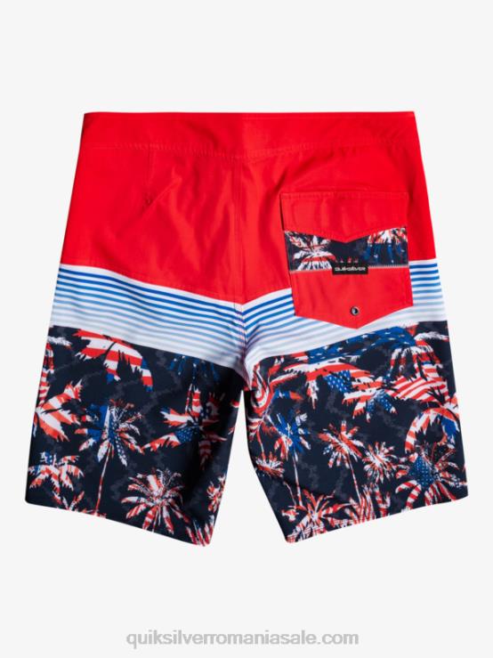 rosu cu risc ridicat 8-16 panouri de zi cu zi și 17 boardshort XT6B2276 băieți Quiksilver