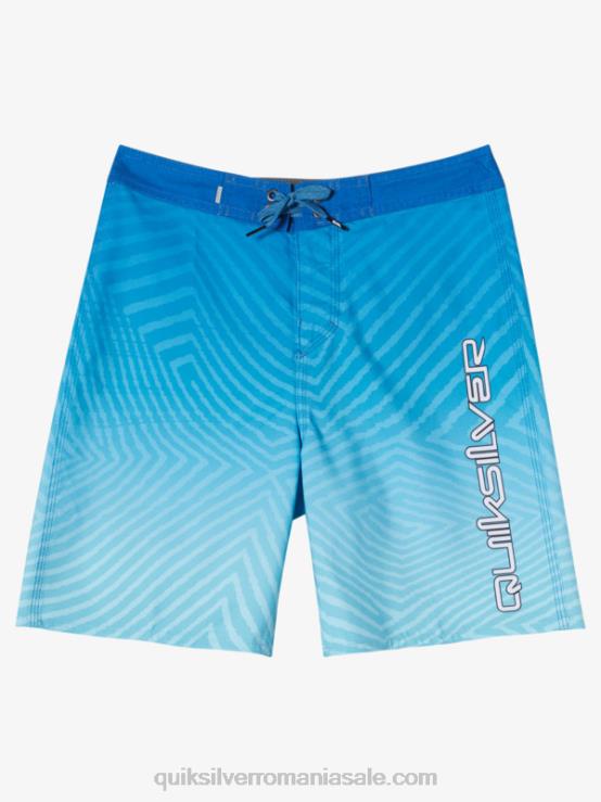 snorkel albastru 8-16 warp de zi cu zi fade 17 boardshorts XT6B2165 băieți Quiksilver