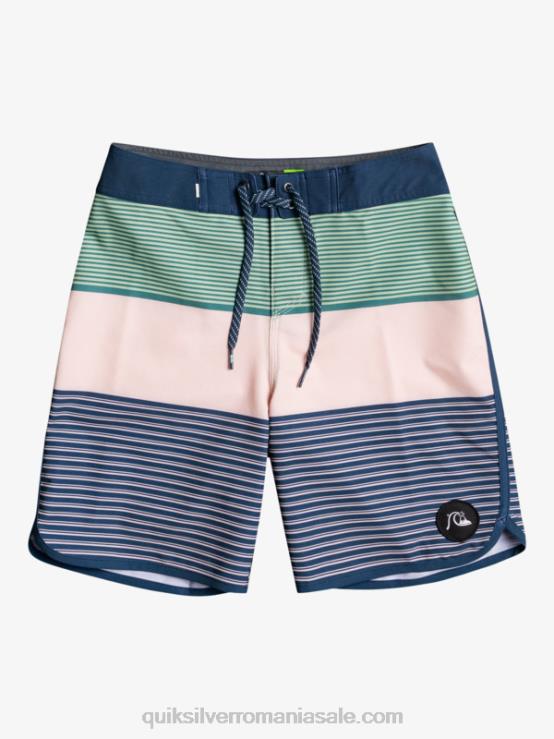 trandafir voalat 8-16 surfsilk tijuana yth 17 boardshort XT6B2271 băieți Quiksilver