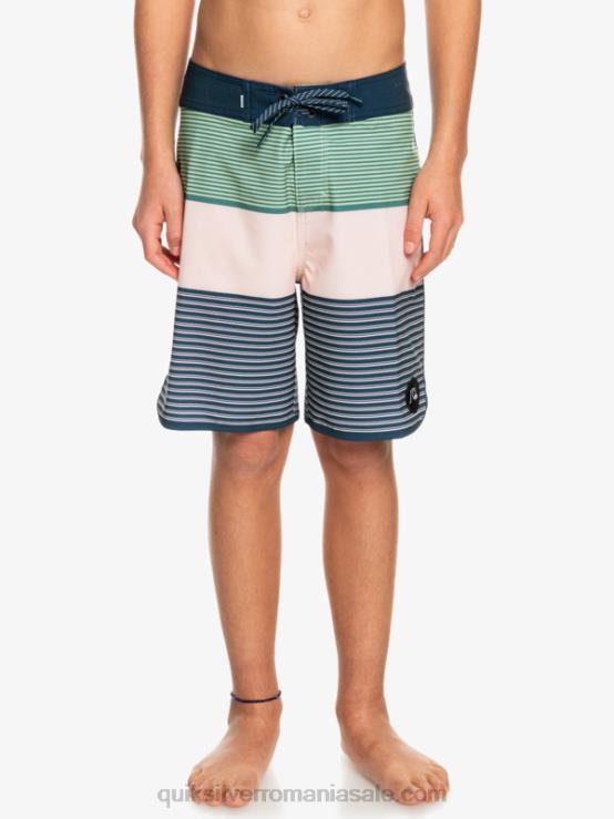 trandafir voalat 8-16 surfsilk tijuana yth 17 boardshort XT6B2271 băieți Quiksilver
