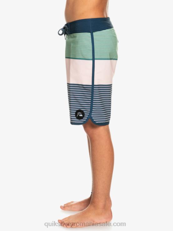 trandafir voalat 8-16 surfsilk tijuana yth 17 boardshort XT6B2271 băieți Quiksilver