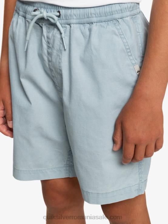 albastru ceresc 8-16 taxer 15 pantaloni scurți cu talie elastică XT6B2082 băieți Quiksilver