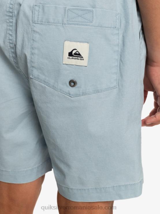 albastru ceresc 8-16 taxer 15 pantaloni scurți cu talie elastică XT6B2082 băieți Quiksilver