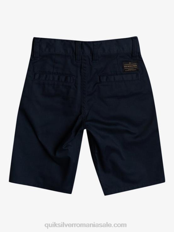 blazer bleumarin 2-7 pantaloni scurți chino stretch union de zi cu zi XT6B2104 băieți Quiksilver