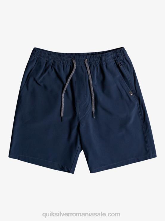 blazer bleumarin 8-16 ocean elastic amph yth 18 pantaloni scurți hibrid XT6B2256 băieți Quiksilver