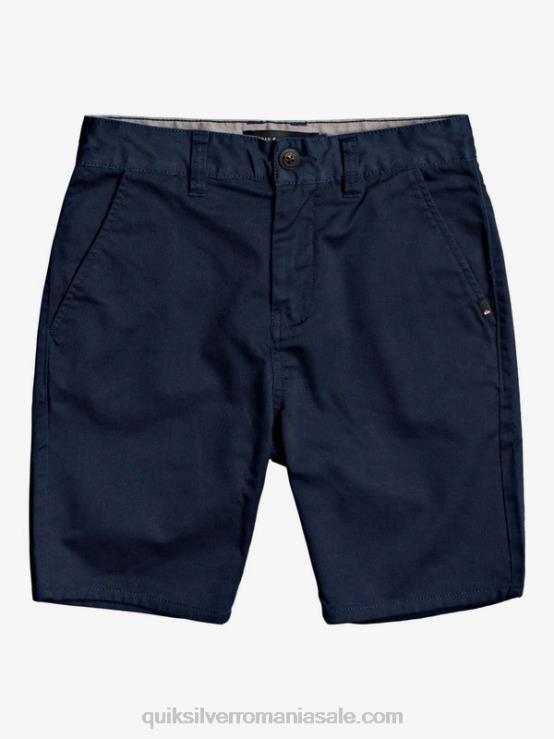 blazer bleumarin 8-16 pantaloni scurți chino stretch noi de zi cu zi XT6B2110 băieți Quiksilver