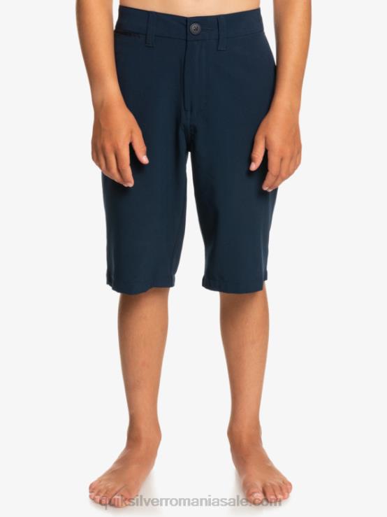 blazer bleumarin 8-16 union amphibian 19 pantaloni scurți hibrid XT6B2238 băieți Quiksilver
