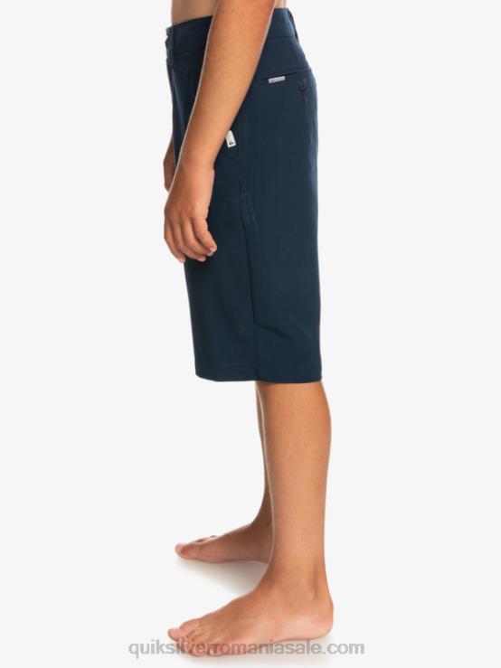 blazer bleumarin 8-16 union amphibian 19 pantaloni scurți hibrid XT6B2238 băieți Quiksilver