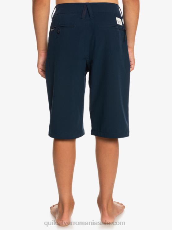 blazer bleumarin 8-16 union amphibian 19 pantaloni scurți hibrid XT6B2238 băieți Quiksilver