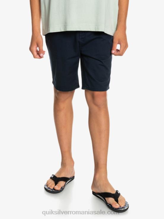 blazer bleumarin 8-16 zilnic 17 pantaloni scurți chino XT6B2289 băieți Quiksilver