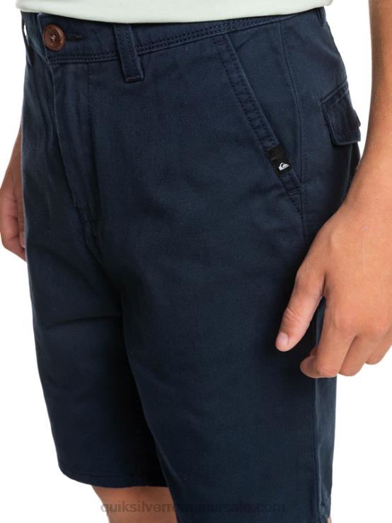 blazer bleumarin 8-16 zilnic 17 pantaloni scurți chino XT6B2289 băieți Quiksilver
