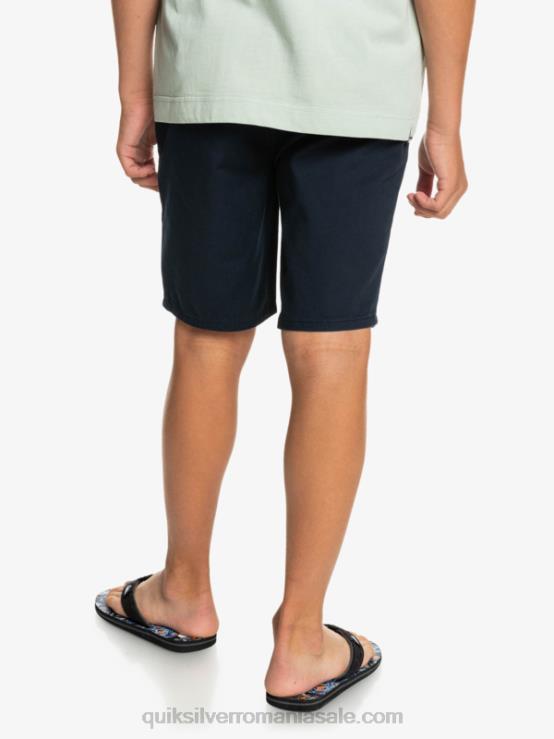 blazer bleumarin 8-16 zilnic 17 pantaloni scurți chino XT6B2289 băieți Quiksilver