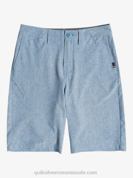 capitanii albastri 8-16 union heather amphibian 19 pantaloni scurți hibrid XT6B2327 băieți Quiksilver
