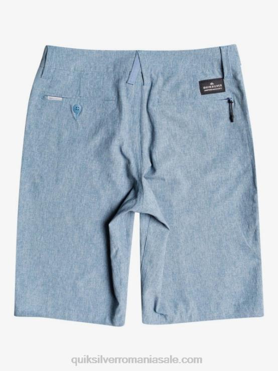 capitanii albastri 8-16 union heather amphibian 19 pantaloni scurți hibrid XT6B2327 băieți Quiksilver