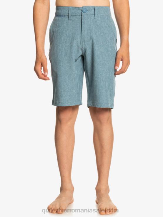 capitanii albastri 8-16 union heather amphibian 19 pantaloni scurți hibrid XT6B2327 băieți Quiksilver