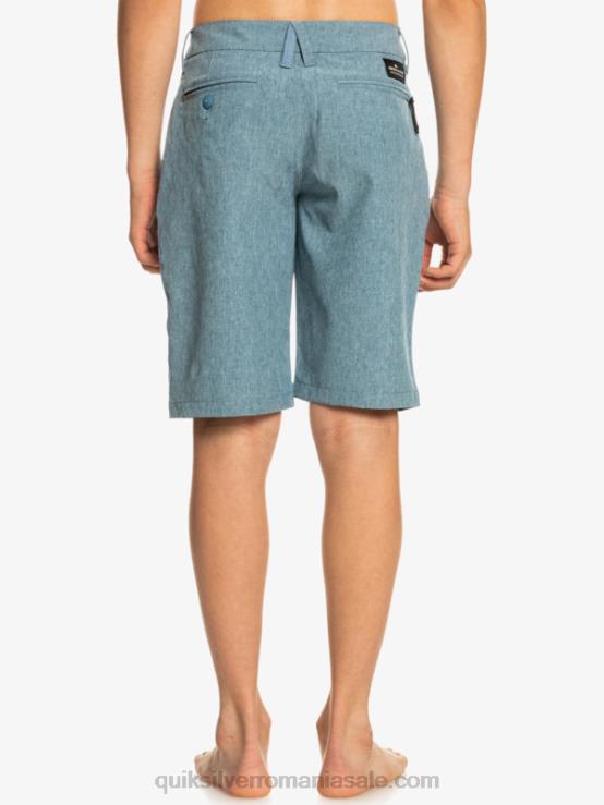 capitanii albastri 8-16 union heather amphibian 19 pantaloni scurți hibrid XT6B2327 băieți Quiksilver