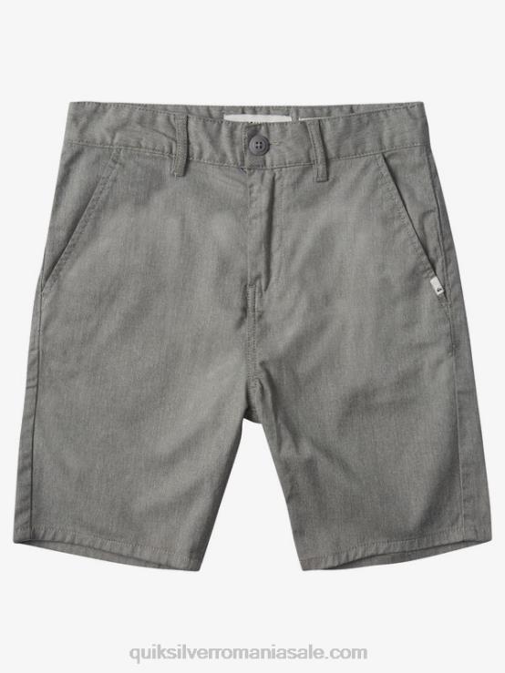 erica gri deschis 8-16 pantaloni scurți chino stretch noi de zi cu zi XT6B2108 băieți Quiksilver