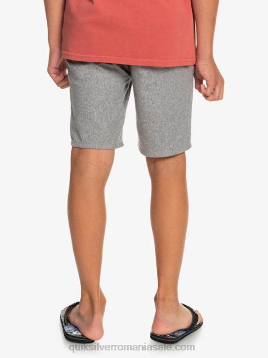 erica gri deschis 8-16 zilnic 17 pantaloni scurți chino XT6B2286 băieți Quiksilver