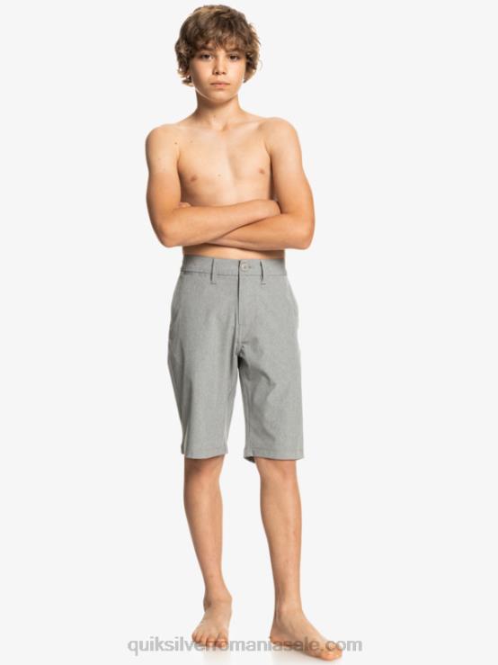 lapoviță 8-16 union heather amphibian 19 pantaloni scurți hibrid XT6B2326 băieți Quiksilver